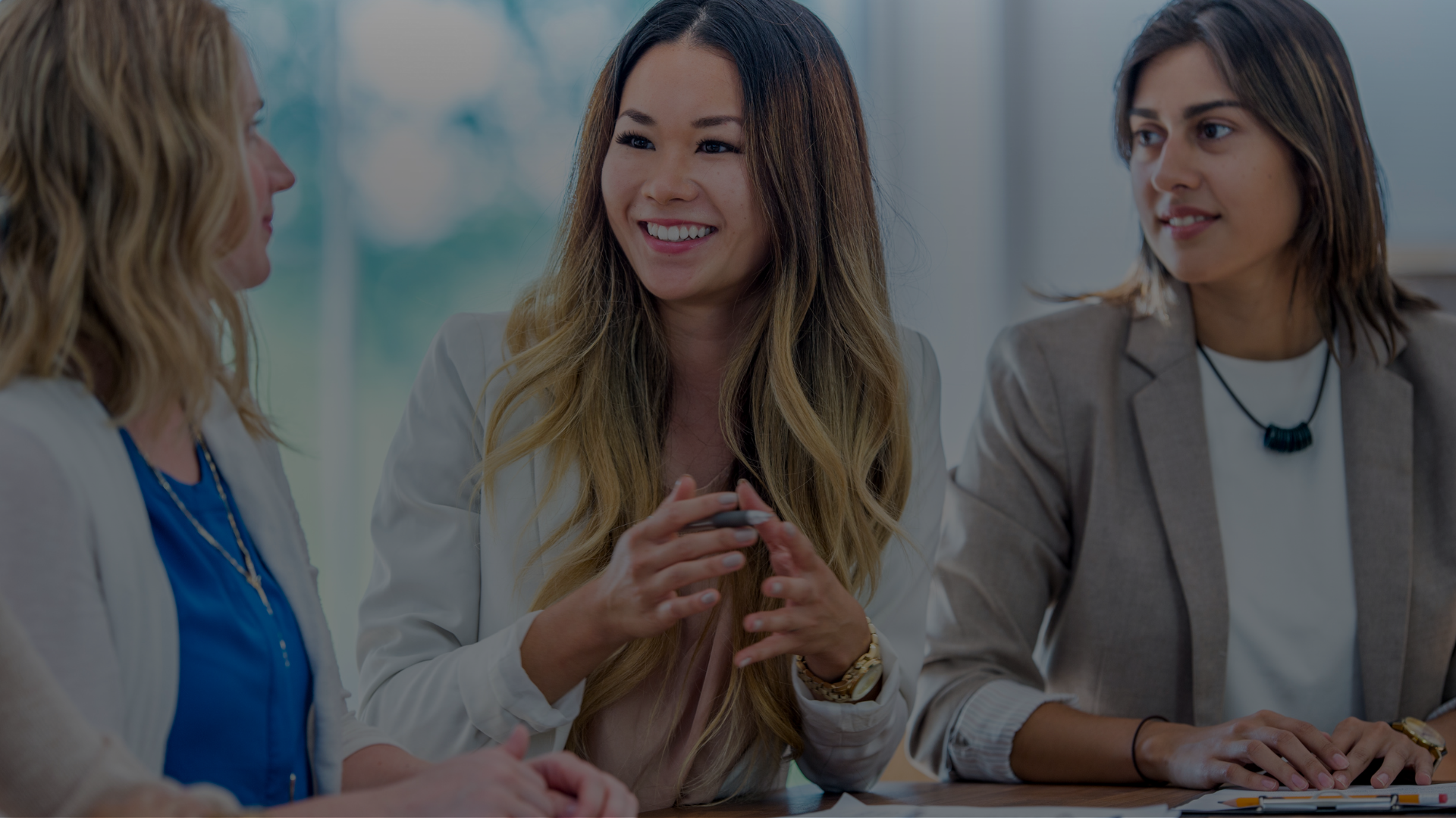 People having a discussion